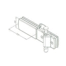 Bisagra Inferior Derecha(R) Con Pin Retractil Para Sistema Plegable. Satin.Vidrio 10-12 Mm