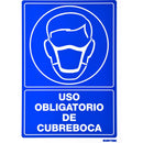 Letrero "Cubreboca" Surtek