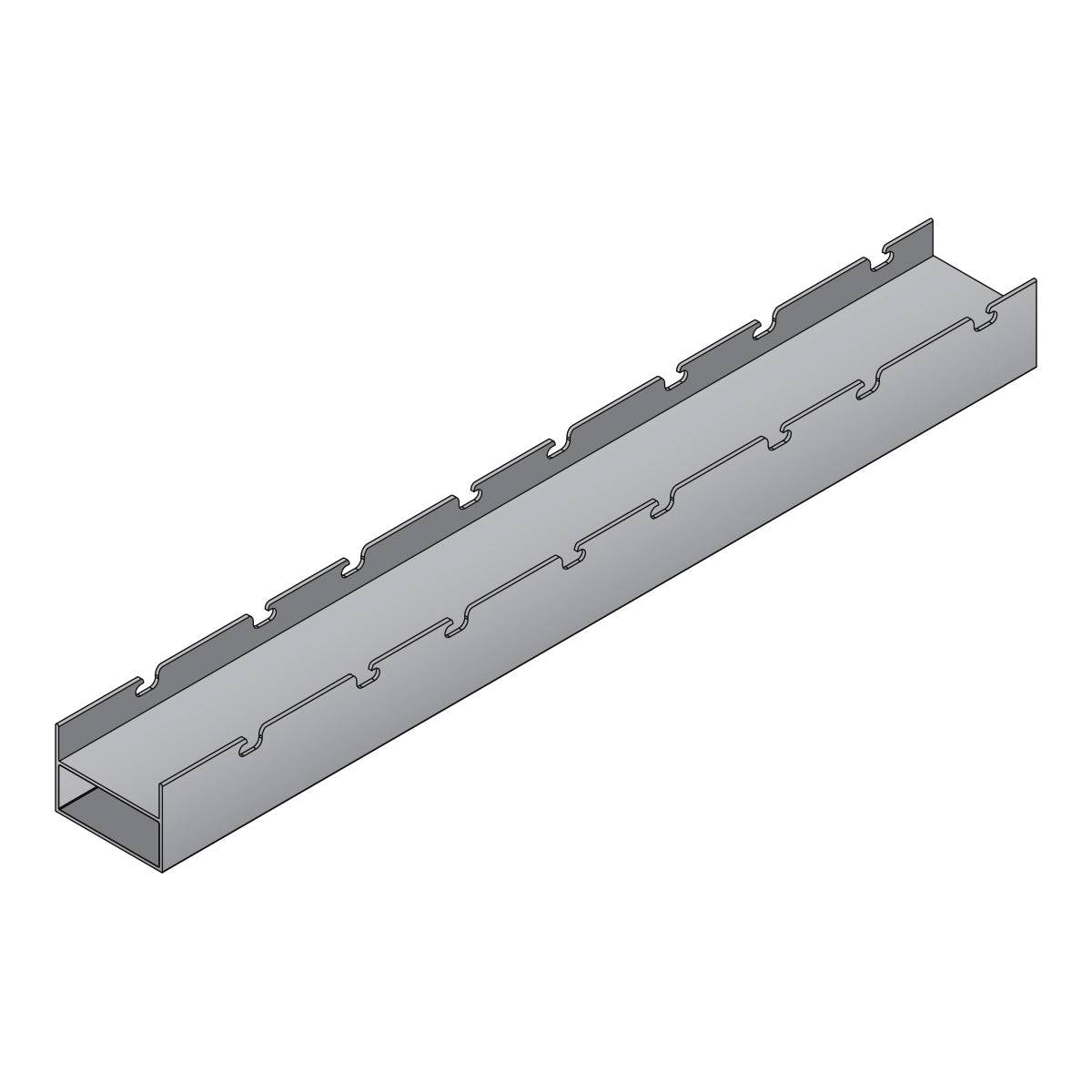 Marco Mecanizado Reforzado Para Montaje De Louver Modelo U128 Y U128.1. Espacio Visible 33.34 Mm. Pa