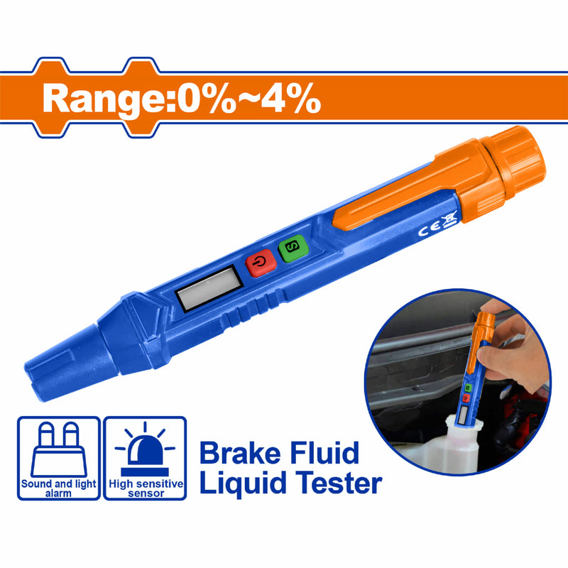 Probador de Líquido de Frenos Pantalla Digital LCD Rango: 0% ~ 4% Apagado Automático