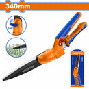 Tijera para Podar Hierba 13-1/4" Hoja 7" Tratamiento Térmico. Mango acero. Ideal para césped. Cizalla