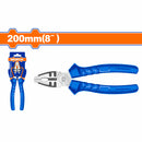 Alicate de combinación 8" Acero al carbono. Pulido. Mango ergonómico