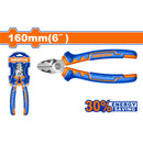 Alicate de corte diagonal de alta palanca 6" Ahorro de energía 30% Mango cómodo. Acabado pulido.
