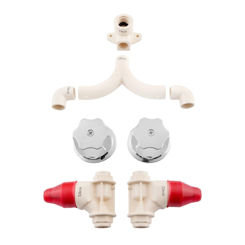 kit de instalación de cpvc para regadera ducha