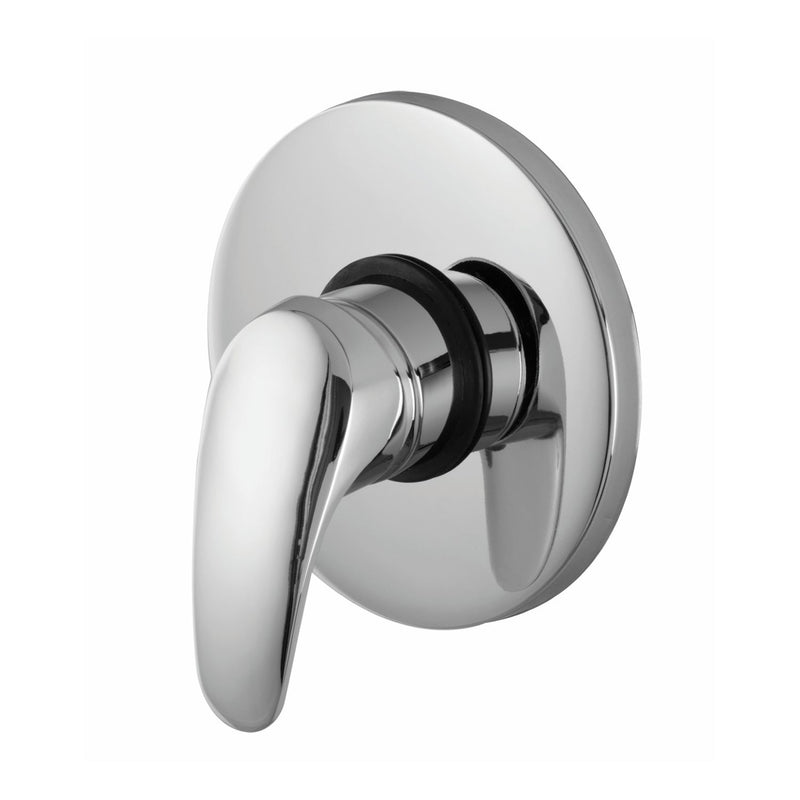 Llave de palanca maneral para ducha. Para empotrar en regadera. Mezcladora monomando