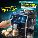 Máquina de Cafe Automática profesional Granos y polvo sistema de control inteligente avanzado 20 Bar Pantalla táctil  Joystick Espresso capuchino latte cortado macchiato