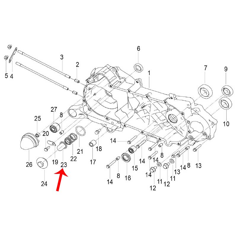 Filtro metalico (K-BLADE125 / RKG150 / TX200)