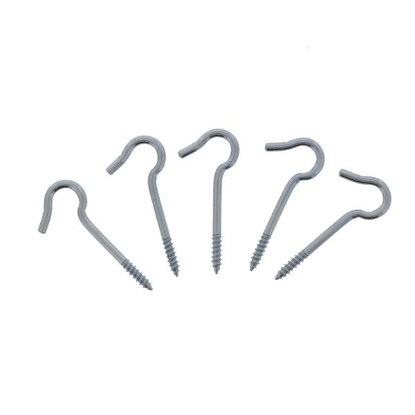 (5 Unidades) Ganchos para techo #10 de 2-1/16" galvanizados