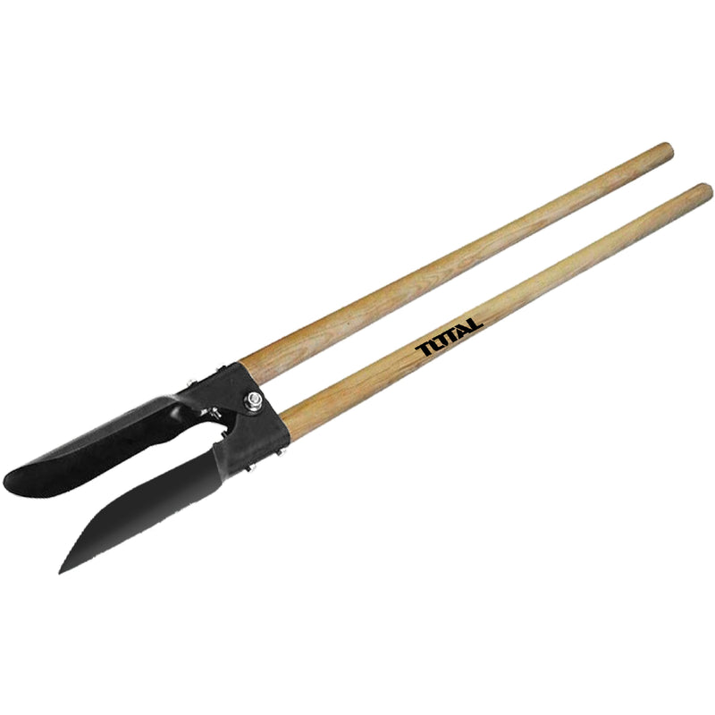 Pala Coa Cavahoyos para jardineria con mango de madera. Longitud: 1500mm