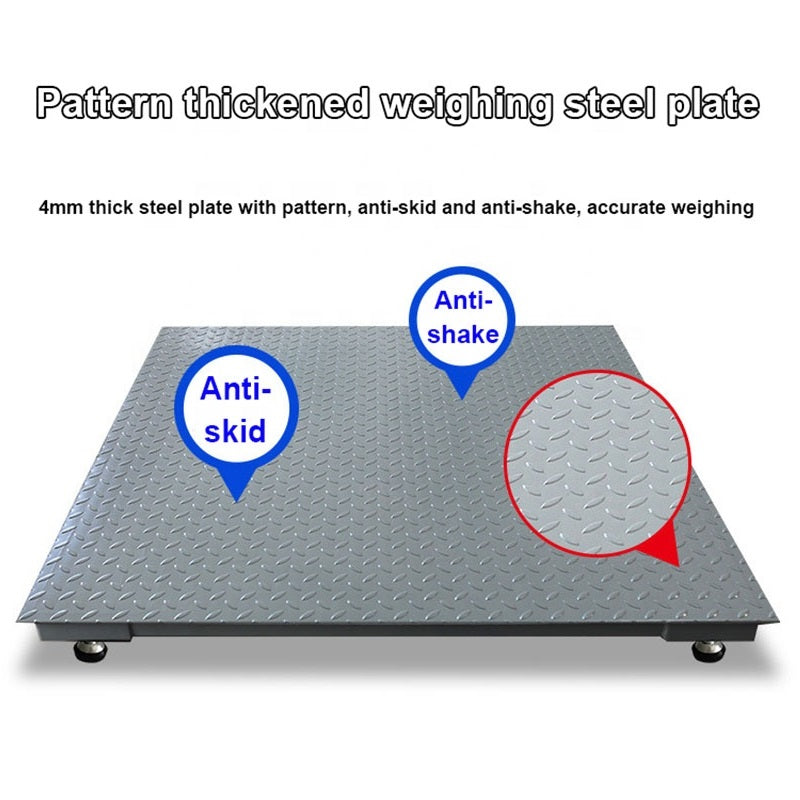 Báscula Industrial Plataforma de Piso, 10Kg/3000Kg