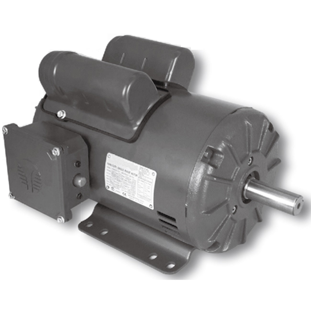 Motor electrico Rotek 2HP Monofasico 1740 RPM AC 110/220V/ 60 Hz 1F