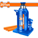 Gato Hidráulico Botella de 20 Ton. Alt. Min: 220mm. Alt. Elevación: 140mm. Alt. Ajustable: 60mm.