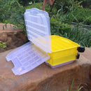 Caja doble compartimiento para señuelos pesca