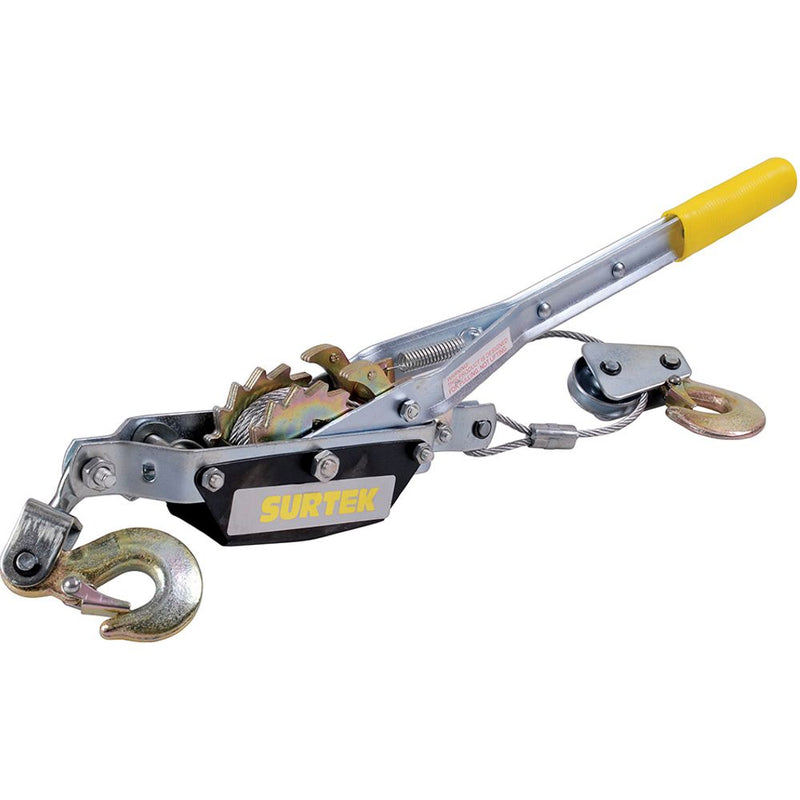 Malacate tecle Mini grúa o thirfors 4ton Surtek malacate extractor mecanico catalina