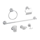 Juego de accesorios de baño de pared de 6 piezas