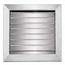 Rejilla de Ventilación 4" con láminas móviles. Para extractor de baño Tapa de Extractor De Acero Inoxidable 304.