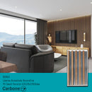 Lámina acanalada decorativa PS Small Varnish 12x120x2900 mm