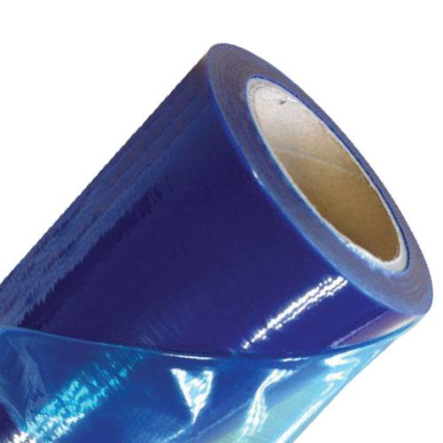 Rollo De Plastico Azul De Alta Calidad, 1Año De Duracion,80 Micrometros De Espesor,610Mm De Ancho