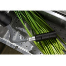 Grifo de color negro mate para fregador de cocina de acero inoxidable con manguera extraible MULINO