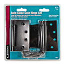 Juego de bisagras para puertas de cierre automático color negro