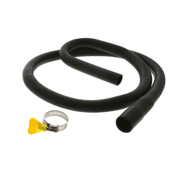 Manguera de desagüe de goma con abrazadera para lavadora