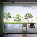 Herraje superior de primera puerta batiente minos. 80 cm largo