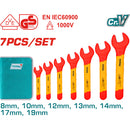 Juego De llaves abiertas aisladas de 7 piezas.