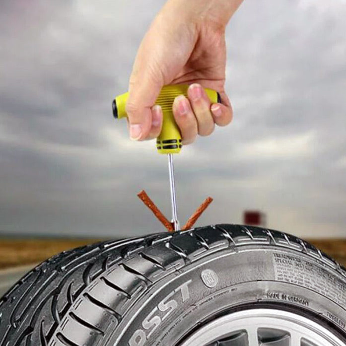 Kit de reparación para llantas pinchadas de automóviles, motocicletas, bicicletas