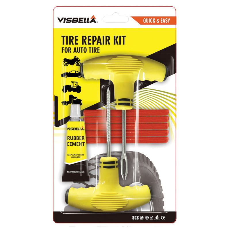 Kit de reparación para llantas pinchadas de automóviles, motocicletas, bicicletas