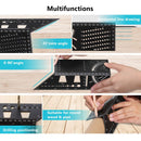 Regla de aluminio de múltiples ángulos de 45 y 90 grados para carpintería