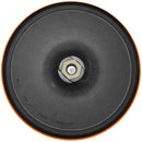 Disco De Goma Con Velcro Para Pulidora De 7" Con Rosca 5/8-11UNC.