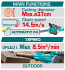 Tijeras de Podar Eléctricas Inalámbrica de Batería de Litio 20V brushless