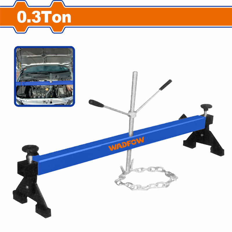 Grua Nivelador de Motor 0.3 TON. Long. 980 mm. Peso: 16Kg. Grua tecle