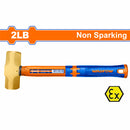 Martillo demoledor Antichispa 2Lbs. Mango fibra de vidrio.