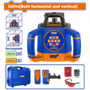 Nivel Laser de línea autonivelante rotativo Aplicación: Horizontal como Vertical Rango de trabajo: 600m Precisión ±1 mm @ 10m