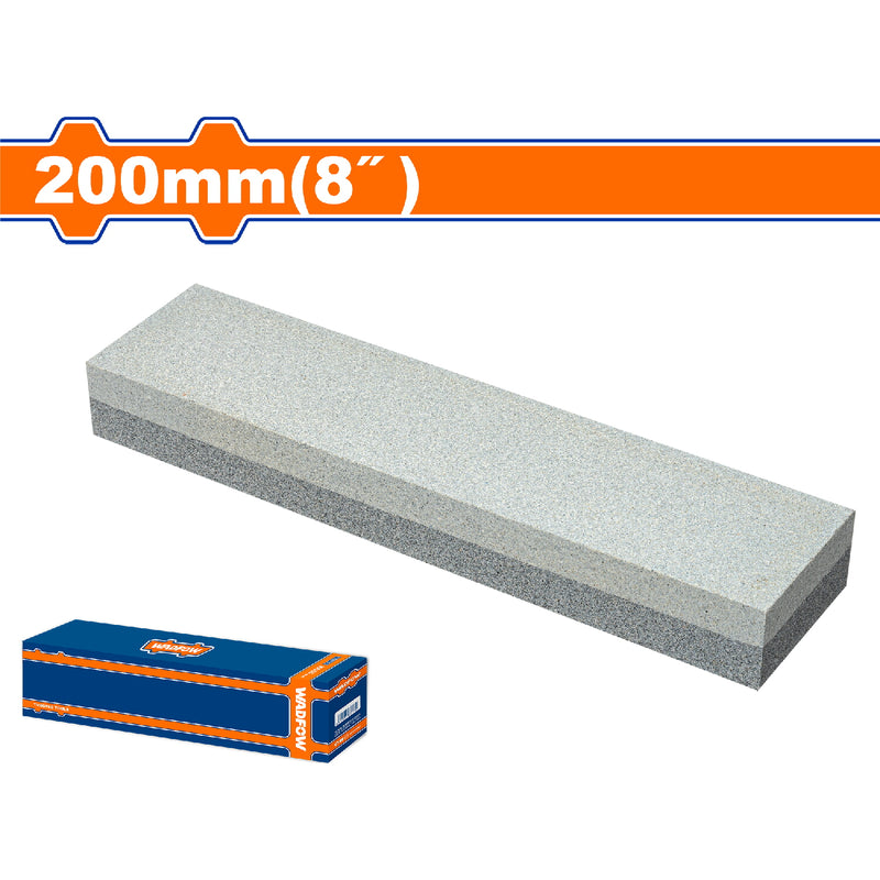 Piedra combinada para afilar 8" 200x50x25mm. Grano 120 y 240