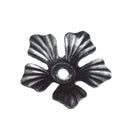 Flor Artística De Hierro Forjado Diámetro Ø 88 Mm; 2Mm De Espesor, 17 Mm De Alto.