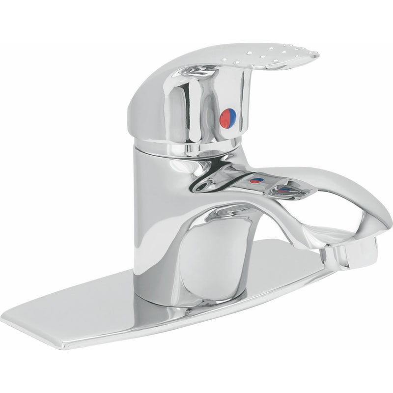 Llave de lavamanos monomando mezcladora con mangueras y cubierta