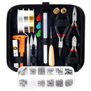 Kit de herramientas para reparar y crear joyería.