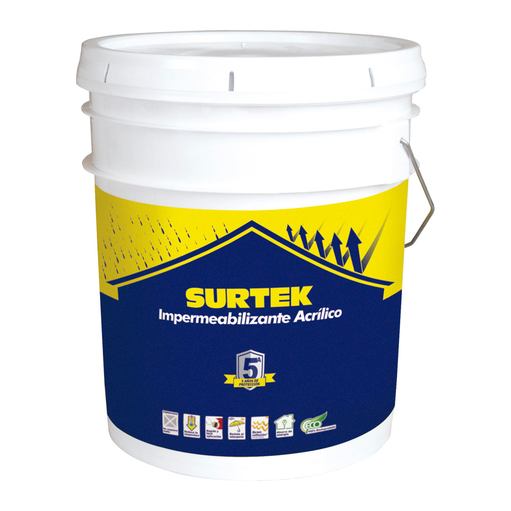 Impermeabilizante color terracota 19l 5 años Surtek