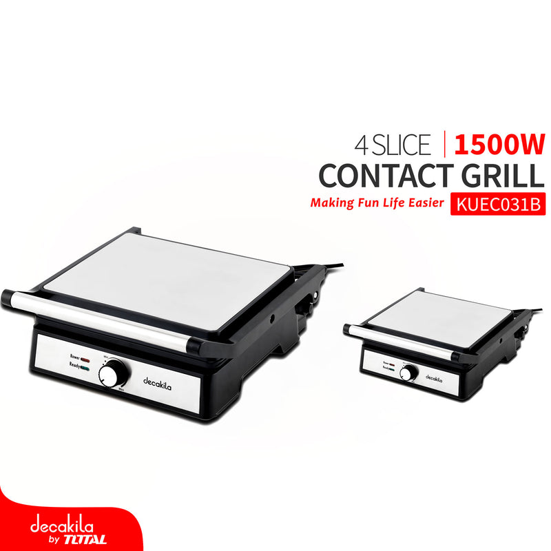 Plancha eléctrica de 4 rebanadas, 1500W, 120V-60Hz , L290×A240mm