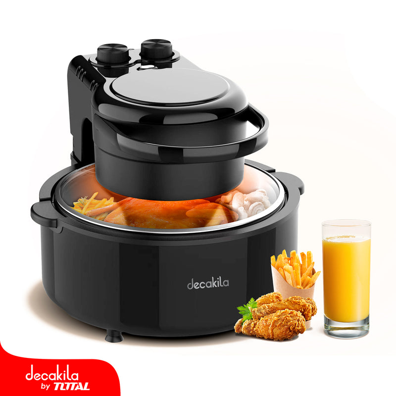 Freidora de Aire con Ventana 5L 1200W Rango 80-200º Temporizador 60 mins. Air Fryer