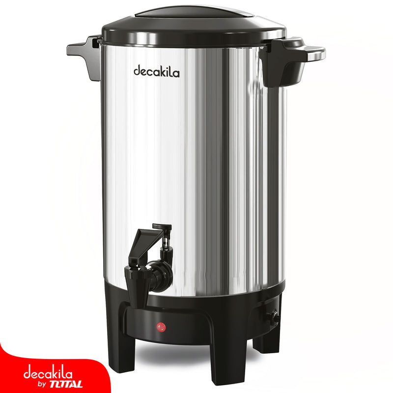 Percoladora cafetera eléctrica 40 tazas,1090W, 120V~60Hz,304,Filtro Reutilizable