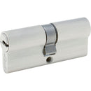 Cilindro europeo 70mm llave estándar níquel satinado Lock