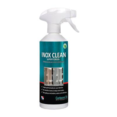 INOXCLEAN LIMPIADOR DE ACERO INOXIDABLE RETIRE C/ AGUA EN12-24 HORAS.NO MANCHA/NO TOXICO.RINDE 50M2