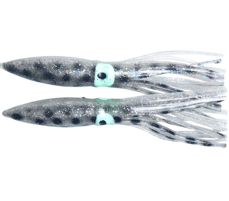 Señuelo tipo pulpo de goma 11cm 2 Uds.