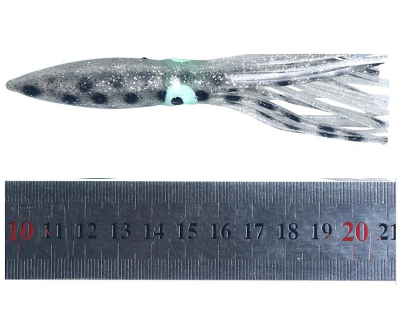 Señuelo tipo pulpo de goma 11cm 2 Uds.