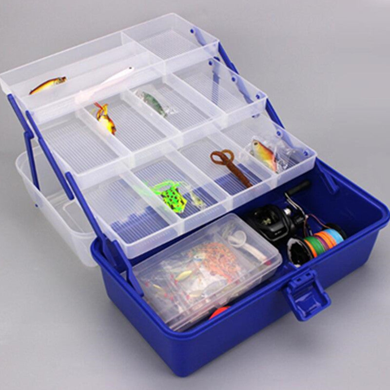 Caja económica de 4 niveles para accesorios de pesca