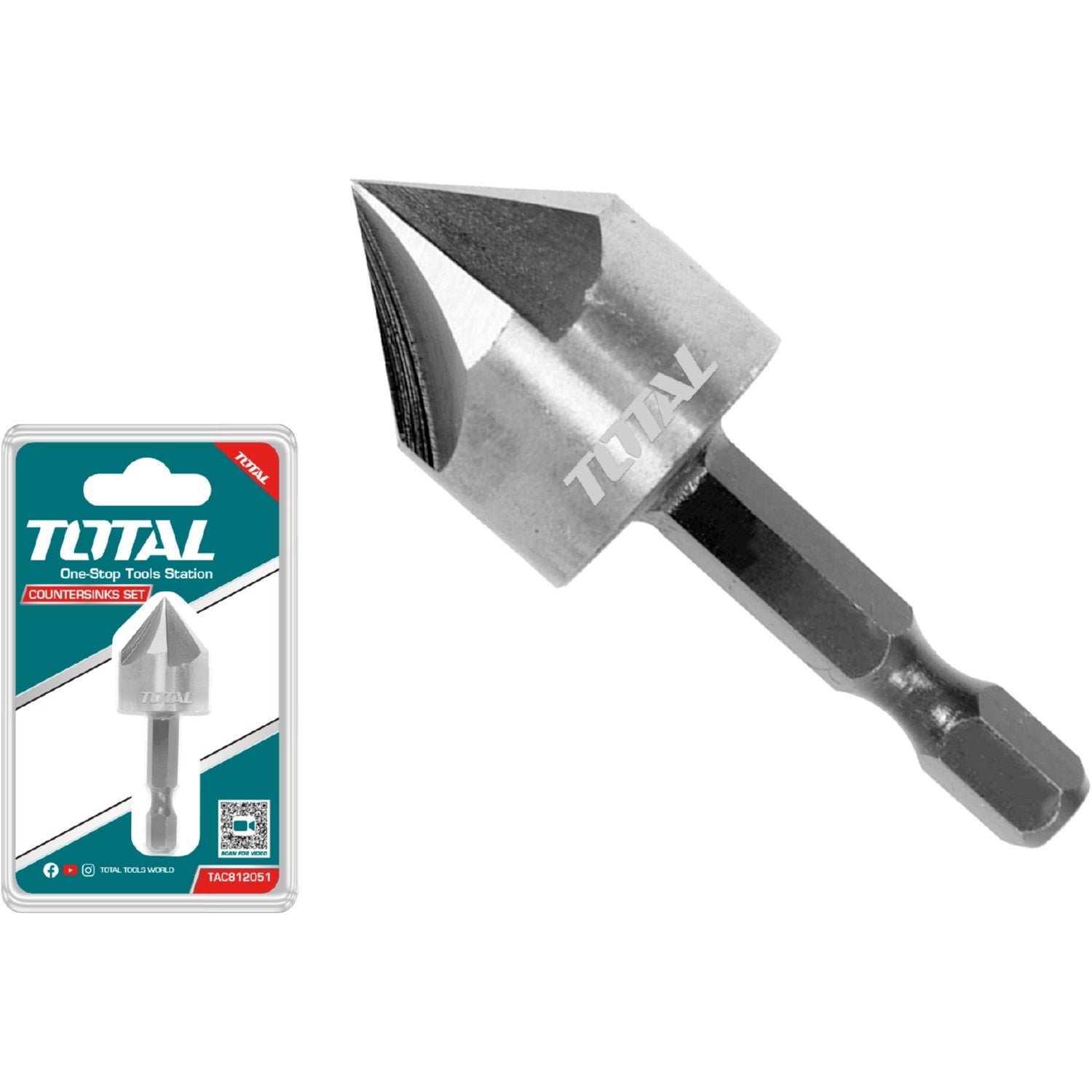 Broca Avellanadora HSS para Metal 20.5 mm (1pz.) Acero Alta Velocidad