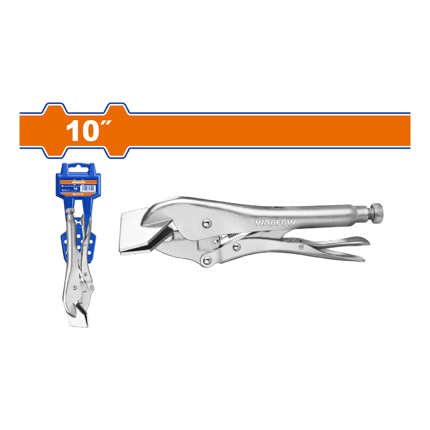 Alicate de Presión Plano para Hojalatería 10" Rango de apertura: 0-20mm HRC40º-HRC50º Pinza